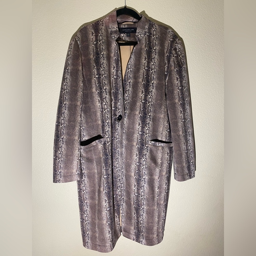 Marc New York Snake Print Blazer Size L